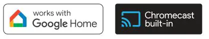 Google home,chromecast logo