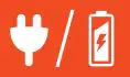Plug and battery icon