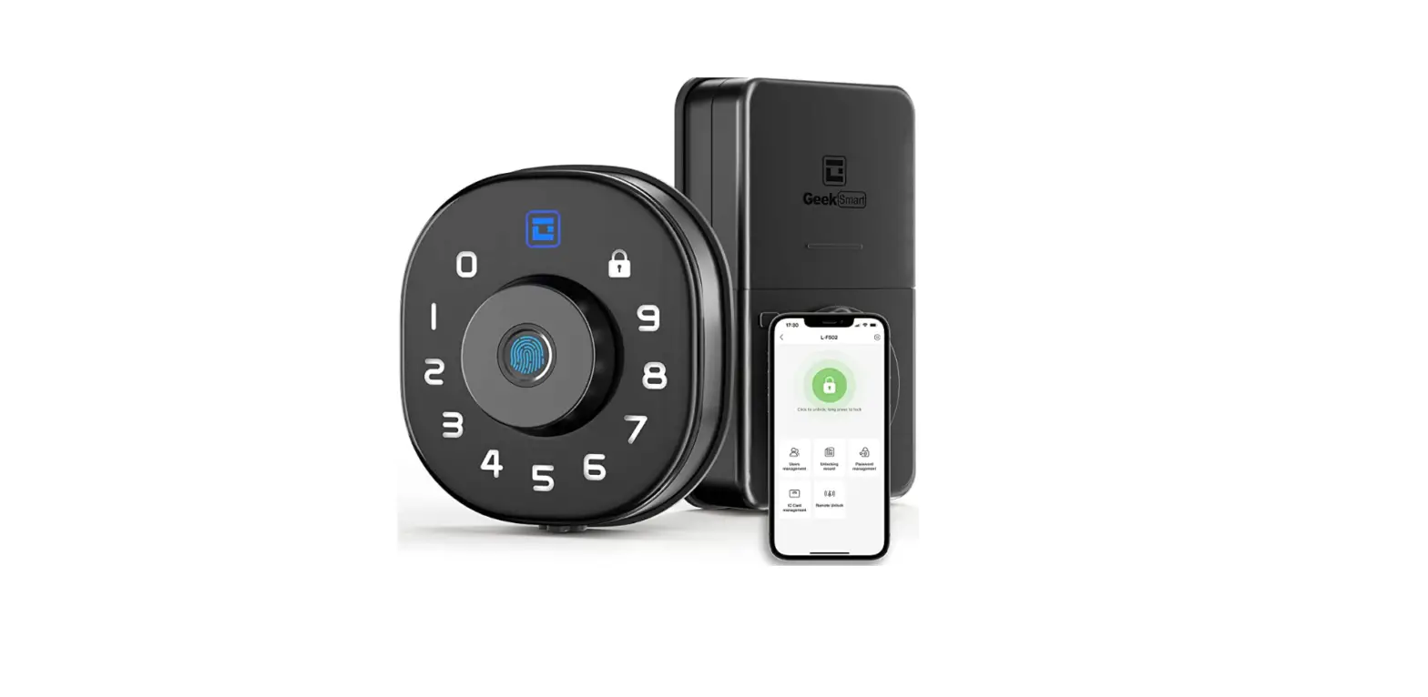 Geek F02 5 In 1 Fingerprint And Touch Panel Smart Door Lock User Manual
