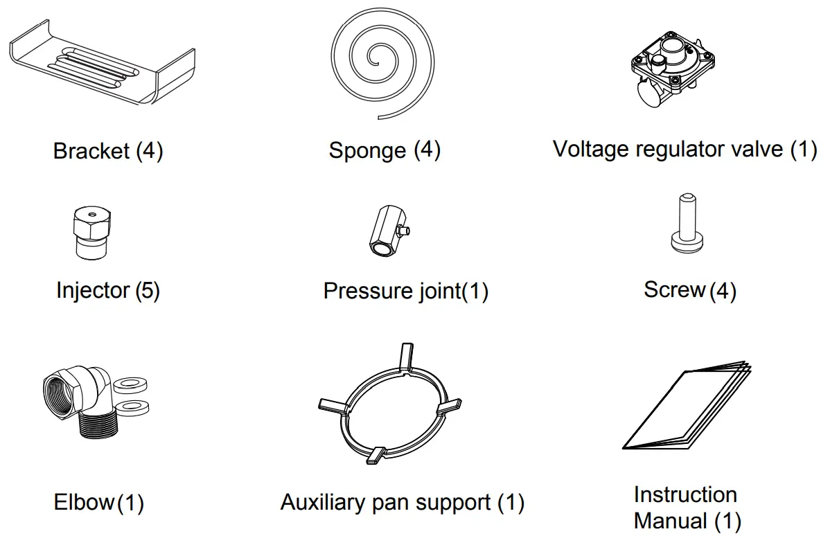 euro appliances ECT900GBK2 90cm Black Glass Gas Cooktop - Description