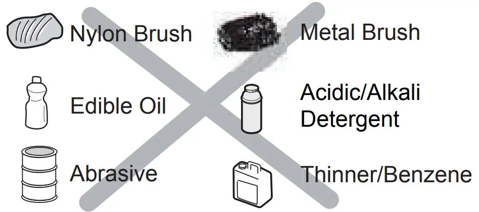 euro appliances ECT900GBK2 90cm Black Glass Gas Cooktop - Maintenance2