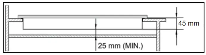 euro appliances ECT900GBK2 90cm Black Glass Gas Cooktop - Positioning2