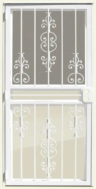 UNIQUE HOME DESIGNS Steel All Season Security Door