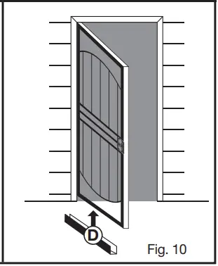 Install bug sweep/expander bar