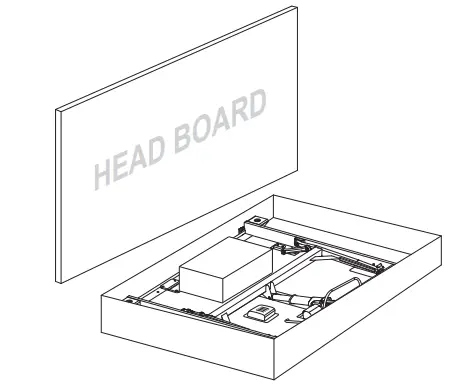 Setup the power foundation without the bed frame.