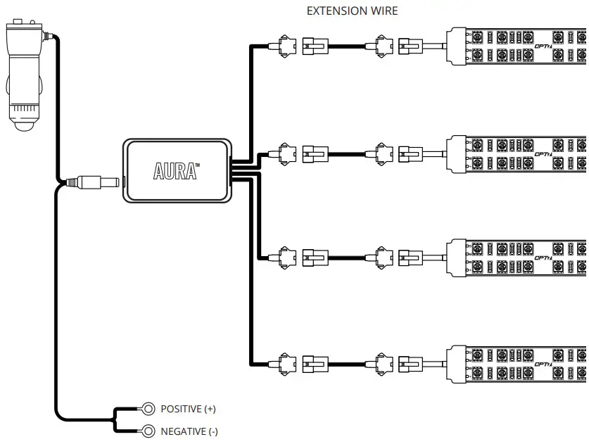 OPT7 B00ZJ6TOZC Aura Golf Cart Underbody Glow LED Lighting Kit - figure 3