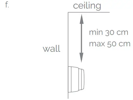 Frient h6500160 Intelligent Smoke Alarm- WALL PLACEMENT