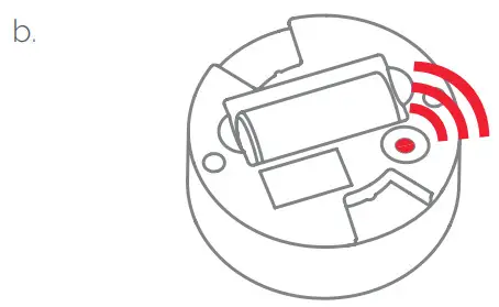 Frient h6500160 Intelligent Smoke Alarm- flashes red