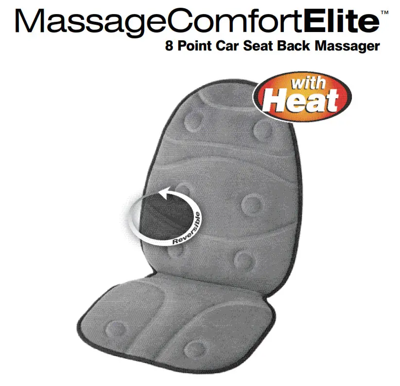 Homedics BK-4500 MassageComfortElite 8 Point Car Seat Back Massager