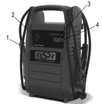 Schumacher DSR141 Jump Starter and DC Power Source Owner’s Manual - Features Jump Starter