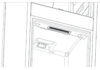 Whirlpool WHC20T321UK Integrated 70 30 Frost Free Fridge Freezer - Light system 2