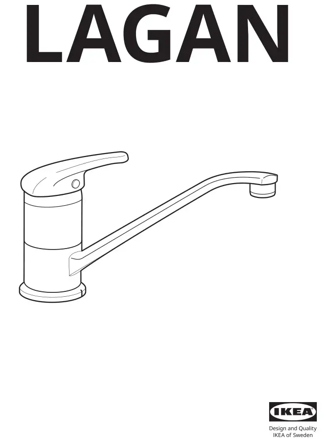 Ikea Lagan Single-lever Kitchen Mixer Tap Installation Guide