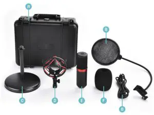 MAJORITY RS·PRO Condenser Microphone-- Box Contents