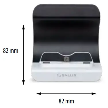 Charging Dock for SALUS Quantum Thermostat SQ610RF WQ610RF - 82MM