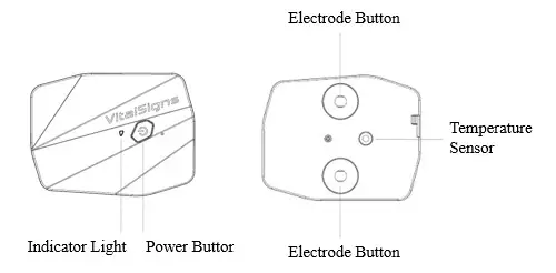 VitalSigns VSH101 Lead Holter- Product appearance