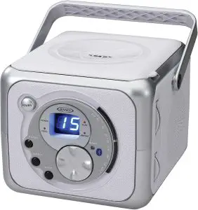 JENSEN CD-555 Portable Bluetooth Music System with CD Player