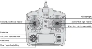 LENOXX RC1577 RC Fork Lift- foward