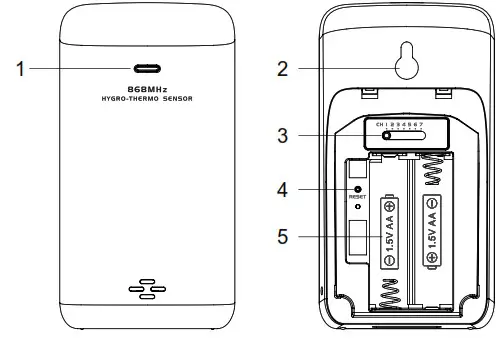 BRESSER 7006300 Tuya Smart Thermo-Hygrometer- WIRELESS