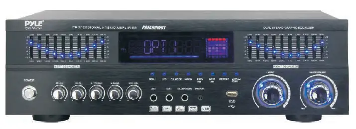 Stereo Wireless BT Home Theater Amplifier