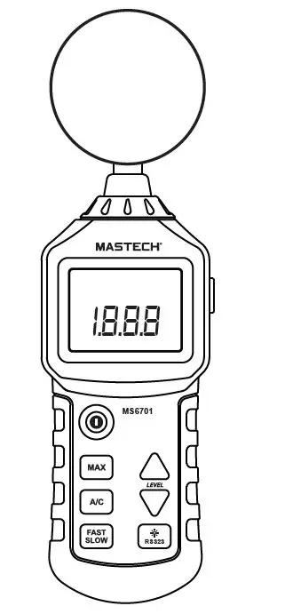 MASTECH MS6701 Digital Sound Level Meter