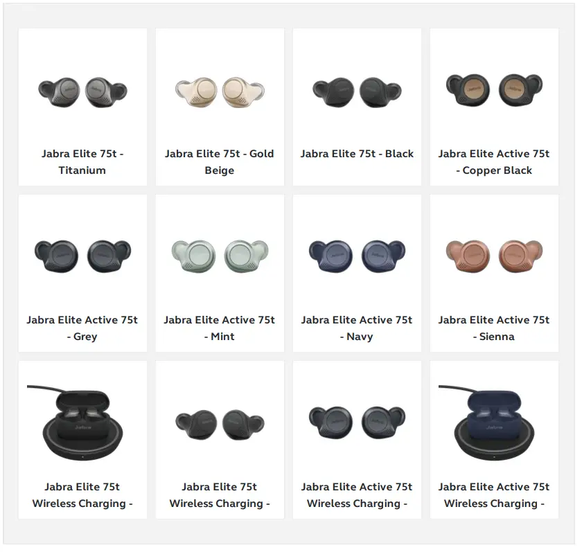 Jabra Elite 75t Gold Beige True Wireless Earbuds-2