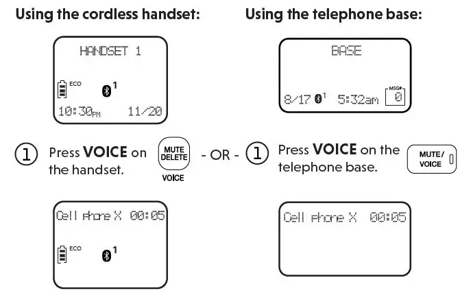 Activate remote voice control