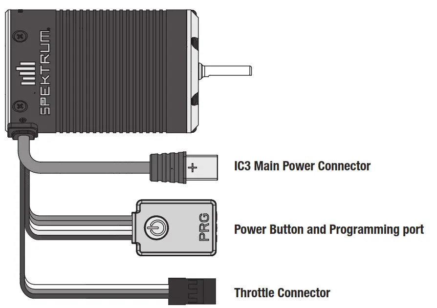SPEKTRUM SPMXSEM1040B Firma 2 in 1 Crawler Motor ESC