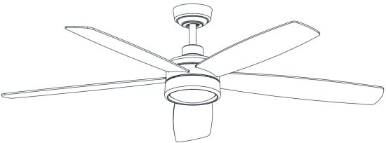 HOME DECORATORS COLLECTION 60 SNYD Driskol 60-Inch Ceiling Fan