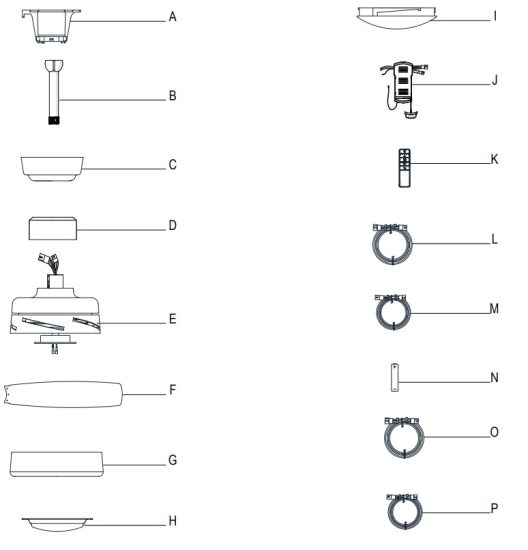 HOME DECORATORS COLLECTION 60 SNYD Driskol 60-Inch Ceiling Fan - PACKAGE