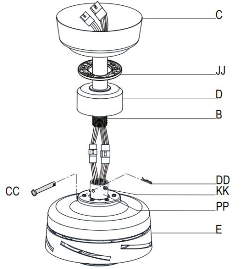 HOME DECORATORS COLLECTION 60 SNYD Driskol 60-Inch Ceiling Fan - fan