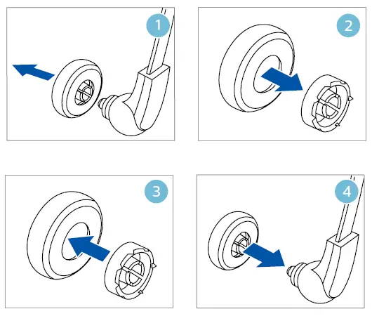 Change the ear cushions