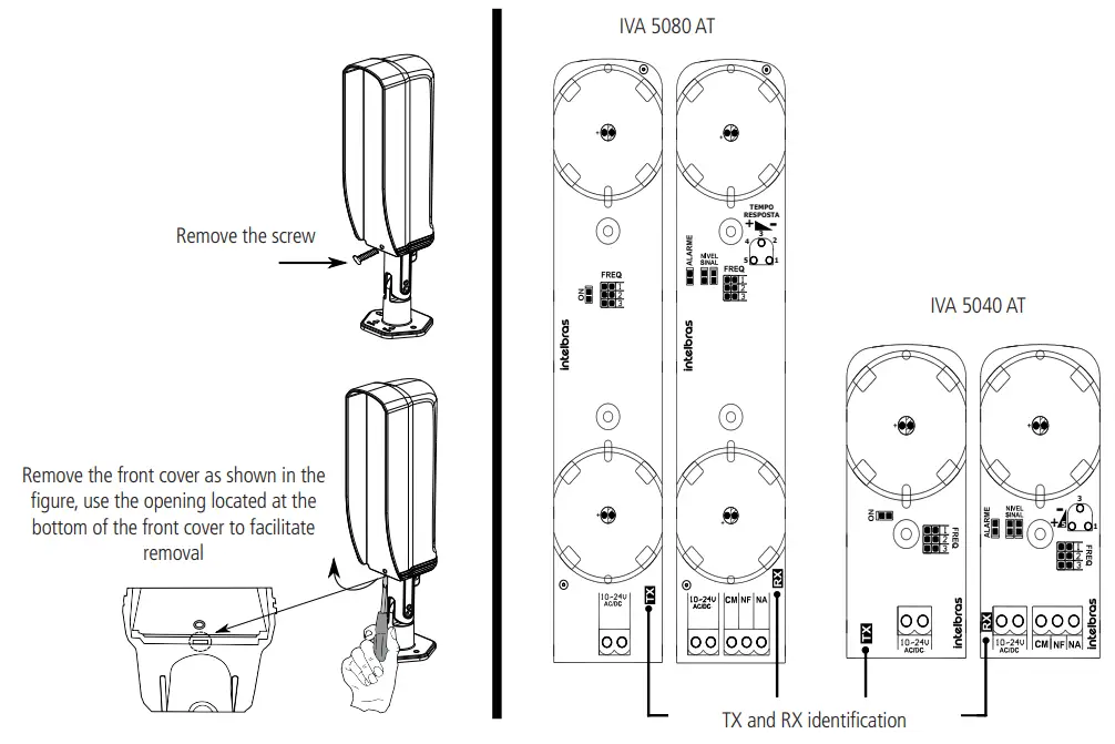 intelbras IVA 5040 AT Articulated active sensors - fig 7