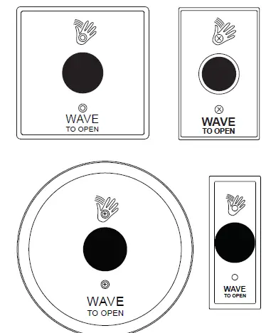 LCN-8310-2310-Touchless-Actuator-Battery-Powered-Contactless-Switch-FIG-1