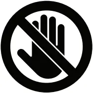 HLG 350R - BURN WARNING