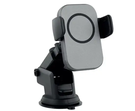 TnB CHCAR15W 15w Wireless Car Charger with Suction Cup And Air Vent Grid Jaw Holder