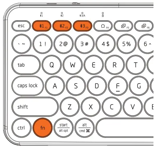 LTC MK 791 Rechargeable Bluetooth Keyboard - Product Overview 2