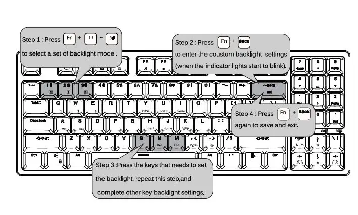 ROYAL KLUDGE RK885 RGB Mechanical Wireless Keyboard fig 6
