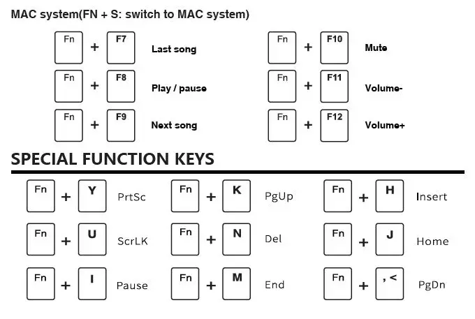 ROYAL KLUDGE RK885 RGB Mechanical Wireless Keyboard fig 8