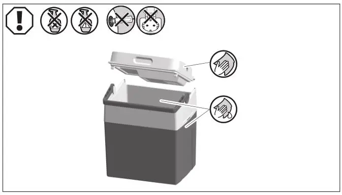 MOBICOOL Mobile thermoelectric cooler - Importand (Do's & Don'ts)