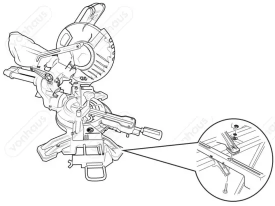 VonHaus 3500159 1500W Sliding Mitre Saw - figure 3
