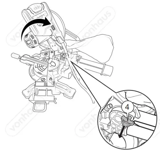 VonHaus 3500159 1500W Sliding Mitre Saw - figure 5
