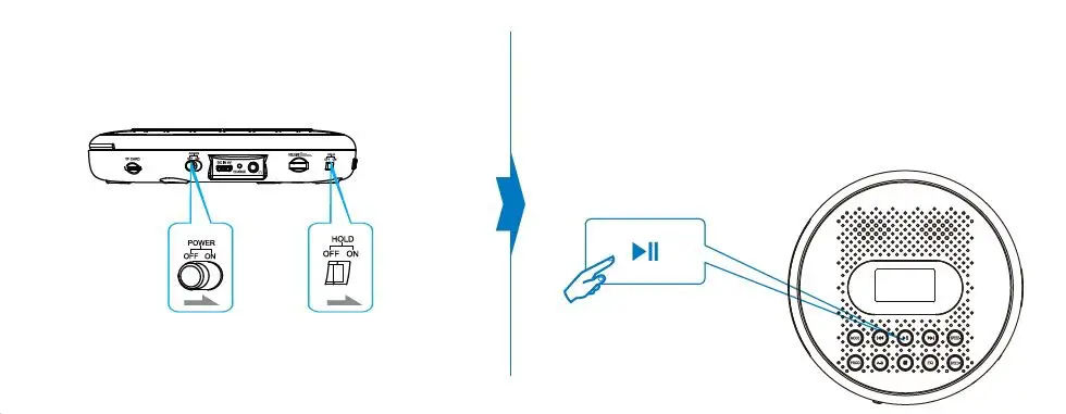 CD-Player-Portable,-ARAFUNA-Portable-CD-Player-with-Dual-Stereo-Speakers-fig-2