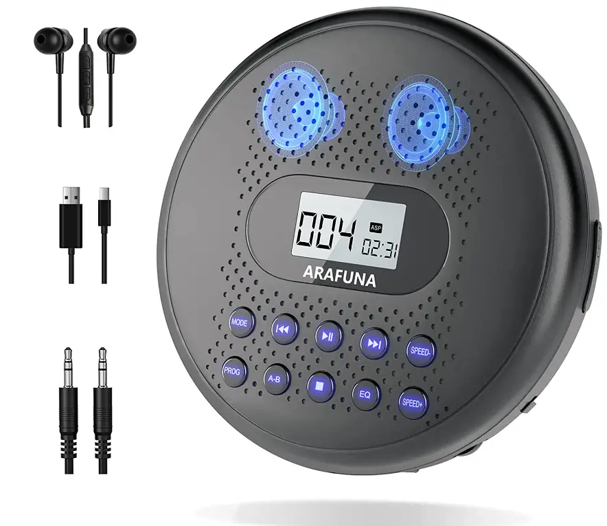 CD-Player-Portable,-ARAFUNA-Portable-CD-Player-with-Dual-Stereo-Speakers-image
