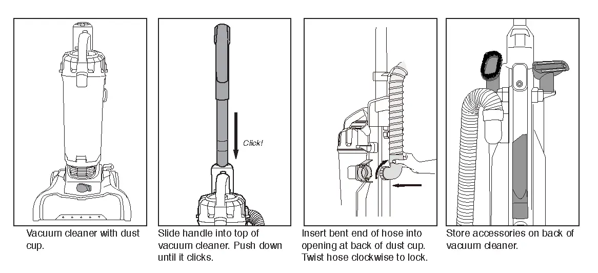 How to assemble your vacuum cleaner