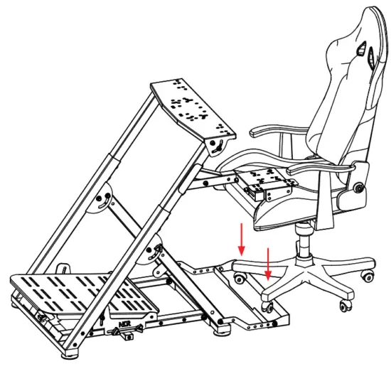 NEXT LEVEL RACING WS 2 0 Wheel Stand - fig 36