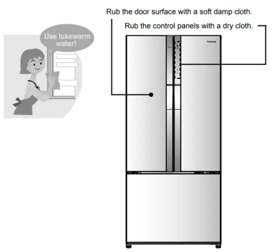 Panasonic NR CY55CGKAU 494L French Door Fridge - fig 39