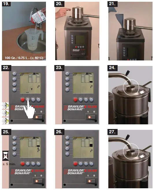 BRAVILOR BONAMAT B20 HW Round Filtering Machine with Hot Water Tap-10