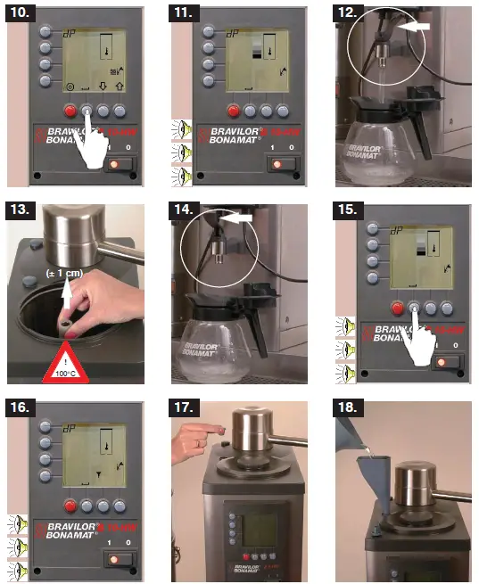 BRAVILOR BONAMAT B20 HW Round Filtering Machine with Hot Water Tap-14