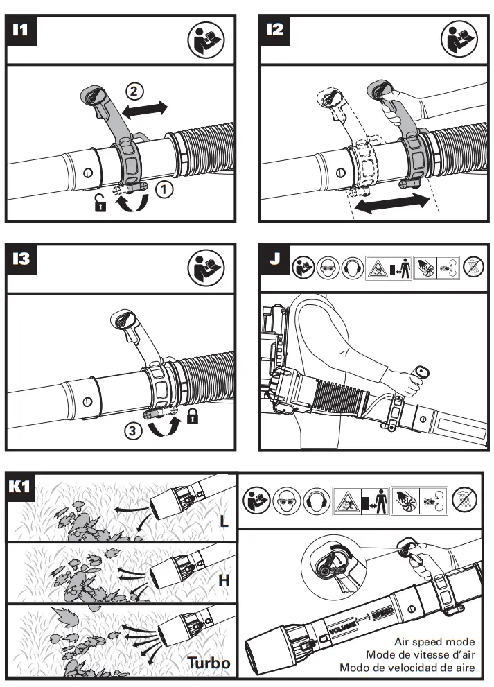 WORX NITRO WG572 Cordless Backpack Blower - Fig 4
