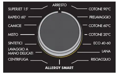 SHARP ES-HFH814AWC-IT Washing Machine - 4.3 Program Dial
